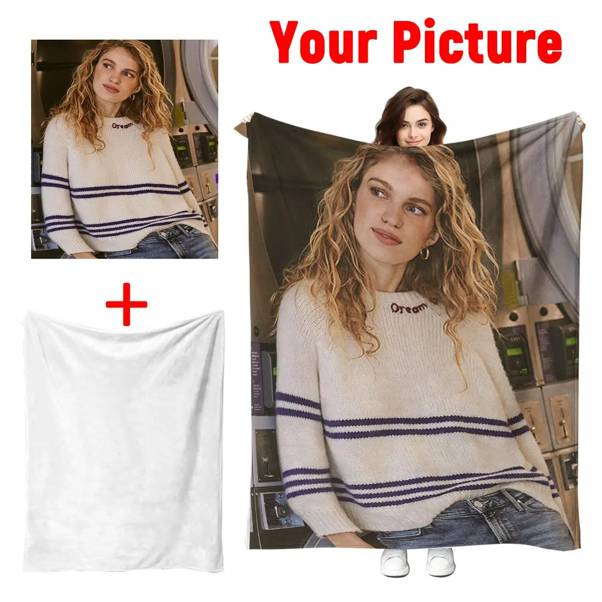 بطانية فلانيل مخصصة للأطفال في الهالوين - تعبر قلبك، مضادة للكهرباء الساكنة وخالية من الوبر، مناسبة لأسرة الأطفال، بطانيات التفاعل بين الوالدين والطفل - مادة بوليستر ناعمة - مثالية كهدية لنمو عيد الميلاد للبنين والبنات والأبناء #2