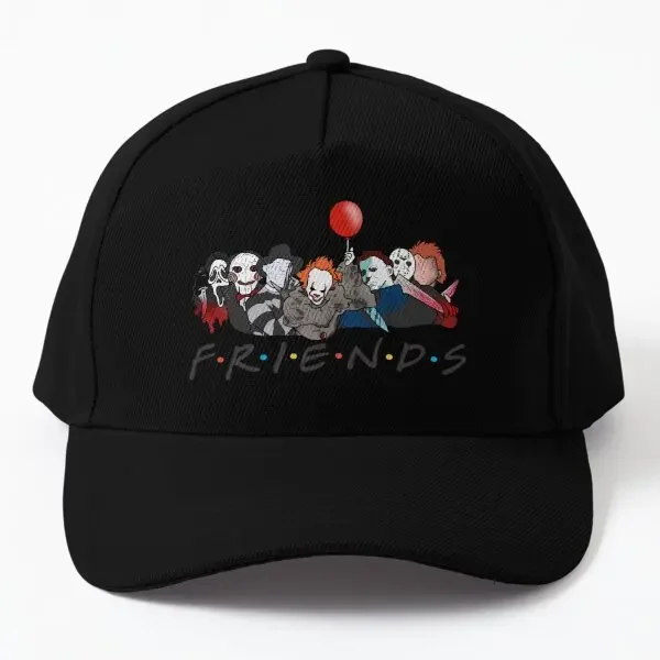 Horror Movie Friends  Baseball Cap Hat Spring  Casquette Boys Bonnet  Solid Color Summer Snapback Outdoor Casual Hip Hop Czapka