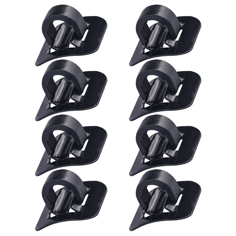 Cable Clip with Adhesive Seat Conduit Liner Bike Tube Guide Shifter Black Aluminum Alloy Derailleur Clamp