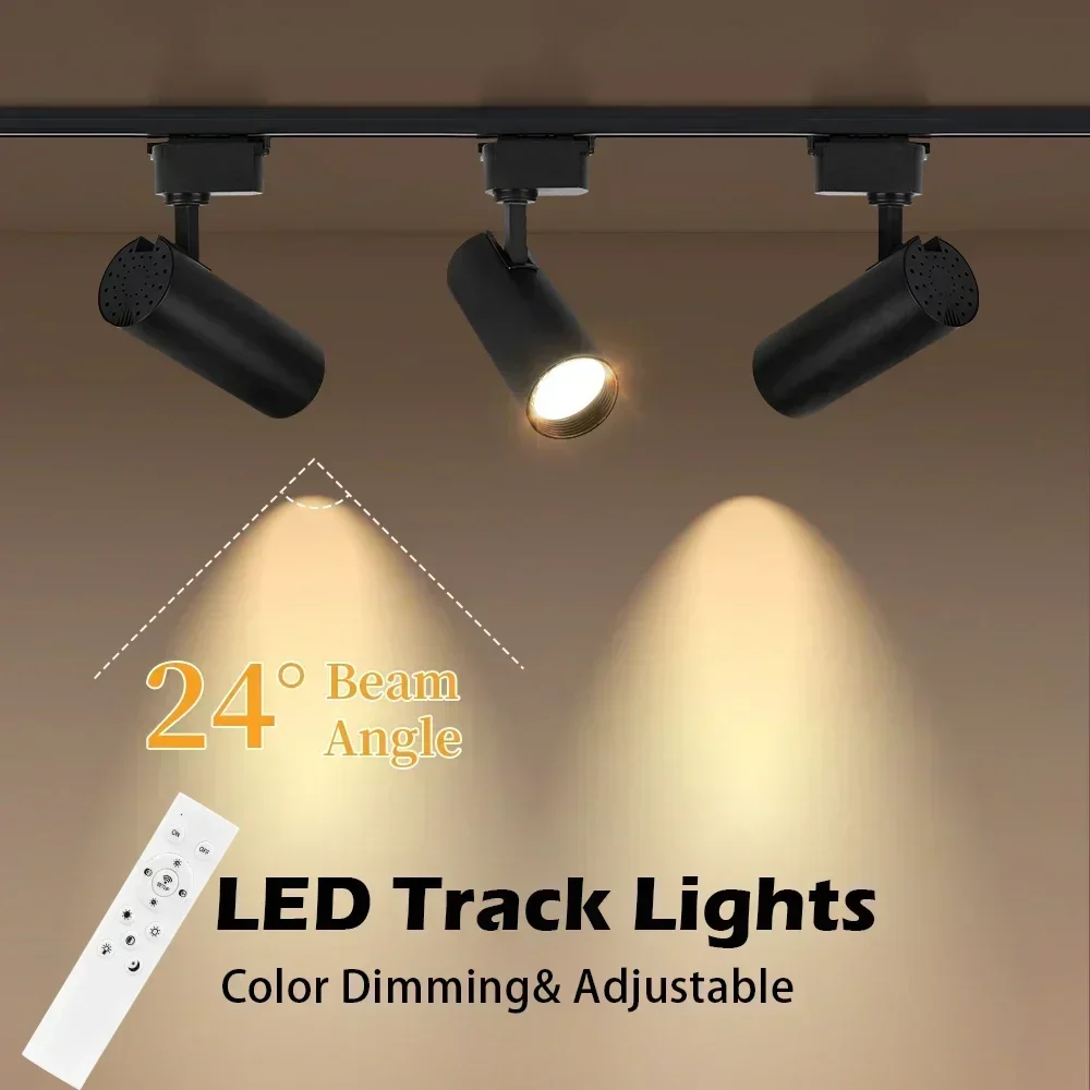 Track Light Dimmable Ceiling Rail Lighting Track Lamp Set 20W Spot Led For Bedroom Lighting Kitchen Home Led Rail Track Lights