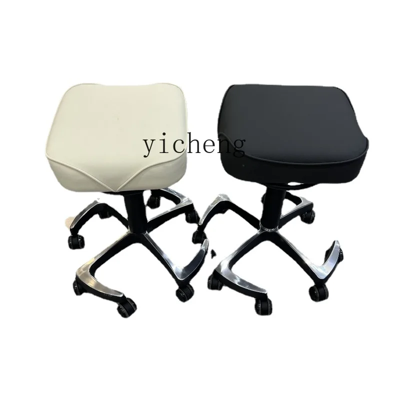 ZC Barber Shop Chair Hairdressing Stool Stool Spinning Lift round Stool Pulley Hair Cutting Stool