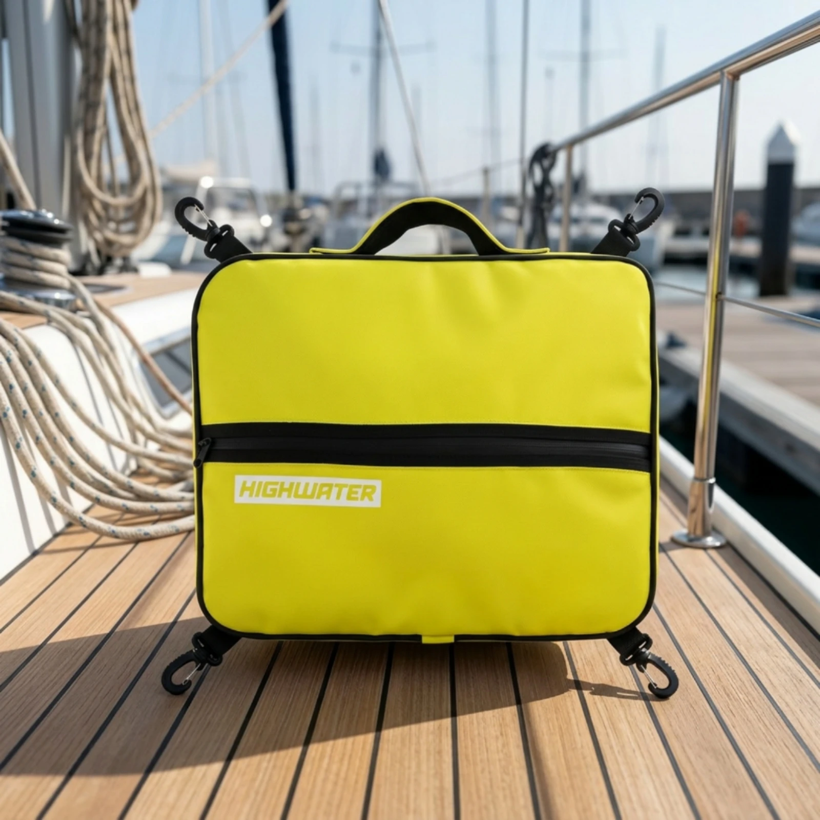 Picture 3: Paddleboard Deck Bag with Pockets Zippered Paddleboard Deck Bag Sturdy Lightweight for Paddleboarders, Paddleboarding, Kayaking