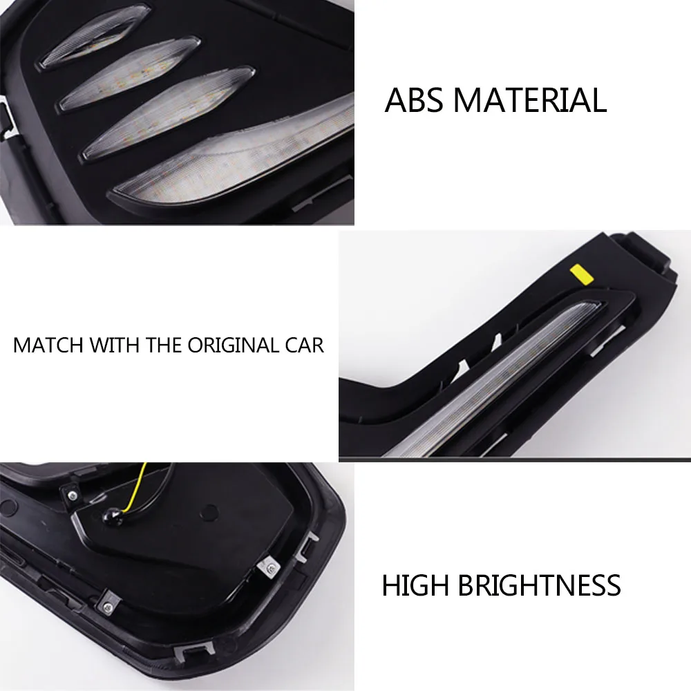 Fog Light For Chevrolet Cavalier 2020 2021 2022 Daytime Running Lights Turn Signal Fog Lamp Cover LED DRL Car Styling Headlights