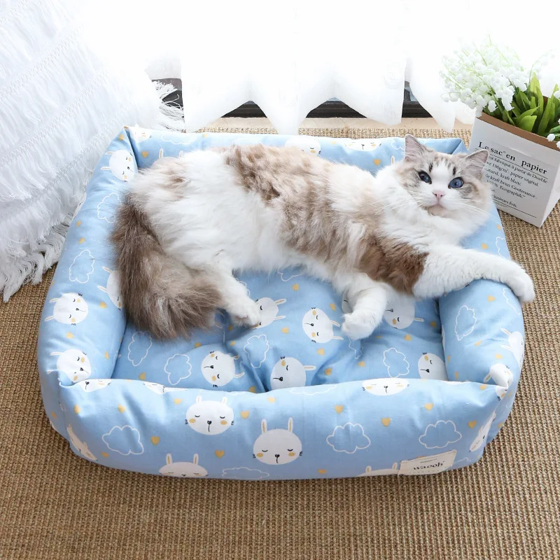 New Four Seasons Universal Pet Spring and Autumn Square Nest Winter Warm Dog and Cat Nest Thickened Small Dog and Cat Nest