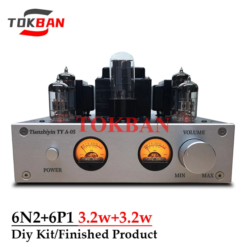 Tokban A05 6n2 6p1 Vacuum Tube Amplifier DIY Kit High-power 3.2w*2