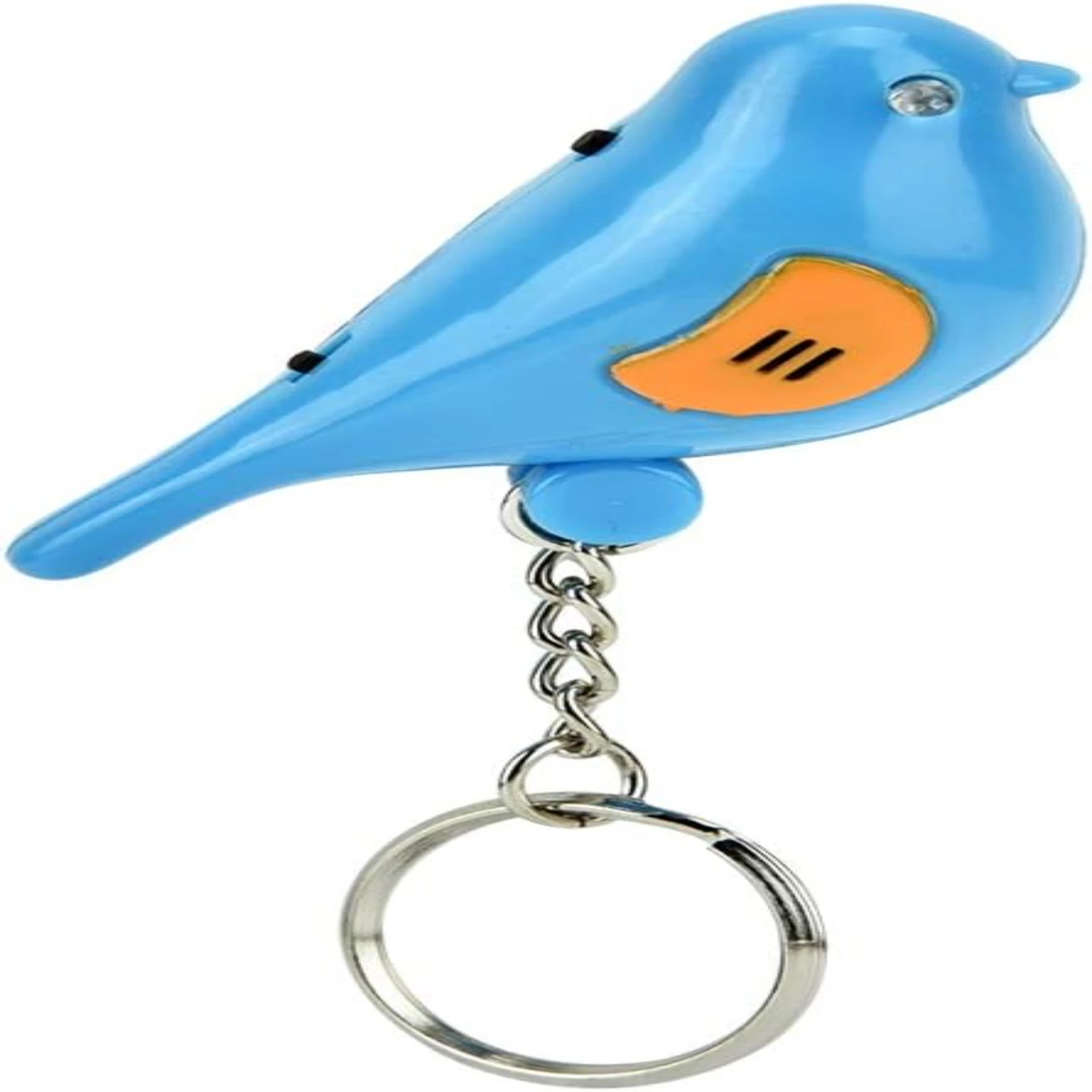 Whistle Key  Voice Control Bird Shape Keychain Mini Key Anti-Lost Tracer  with LED Light Suitable for Key Wallet Cellphone