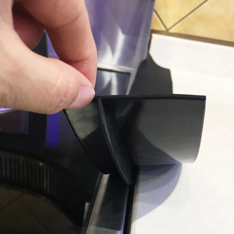 ギャップカバー用シリコンストーブ2個パック、ギャップフィラーシール用耐熱オーブン、コンロとカウンターの間のギャップ、Easy t 918D
