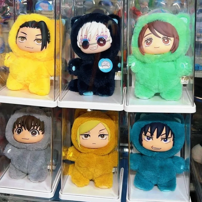 

Kawaii Jujutsu Kaisen 2 Cat Ear Plushie Series Blind Box Anime Toy For Room Decoration Festival Gift Collectible Trendy Surprise