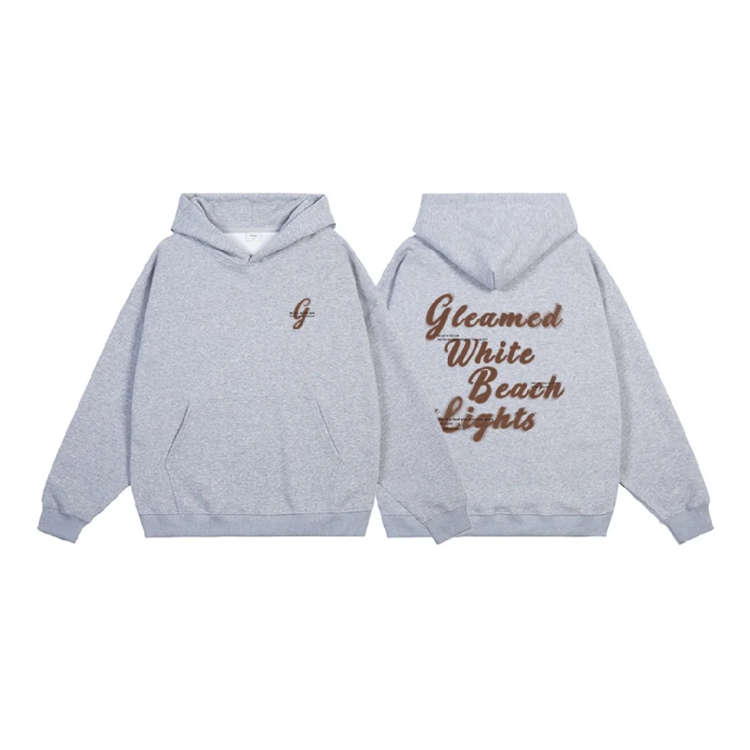 Americano streetwear marca carta gráfico hoodie puro algodão primavera e outono nicho marca moda masculina e feminina y2k hoodie