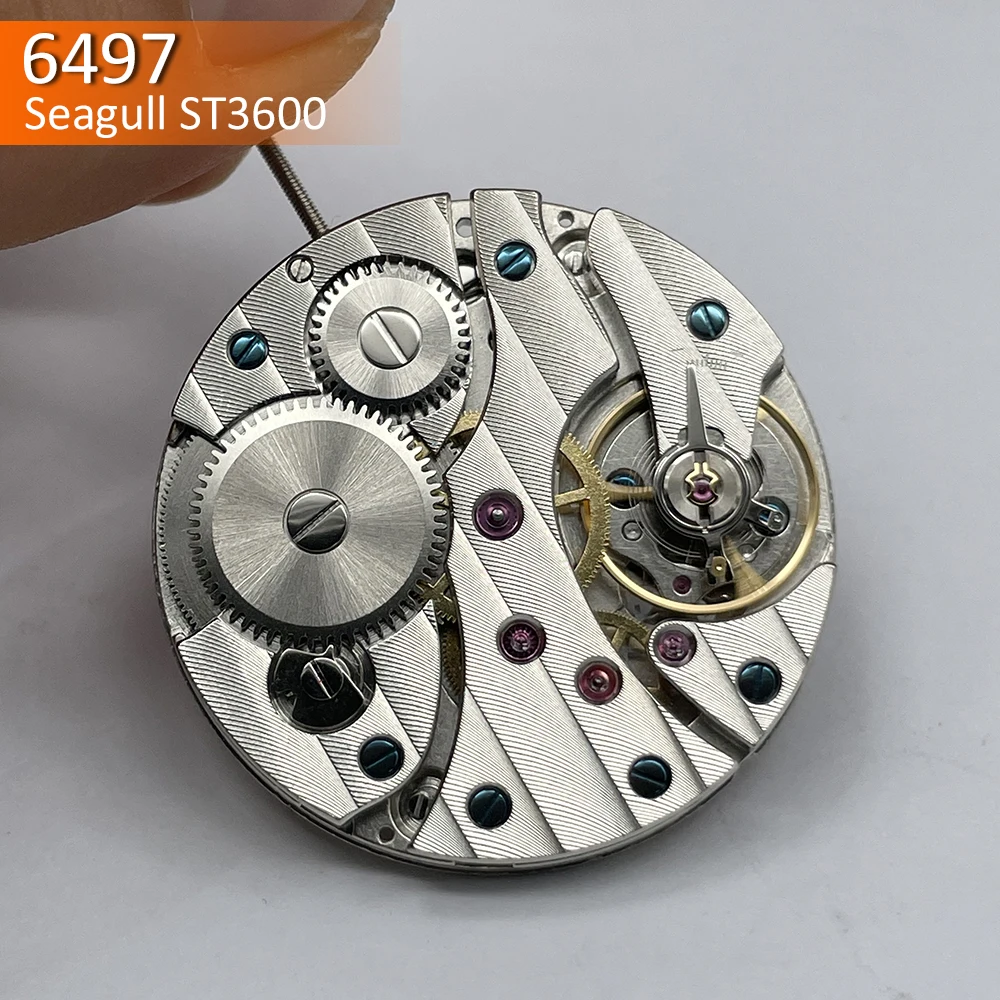 Genuine Seagull ST3600 Mechanical Movement High Accuracy 17 Jewels Replace ETA 6497 Movement 9H Small Second Mod Mechanism Parts