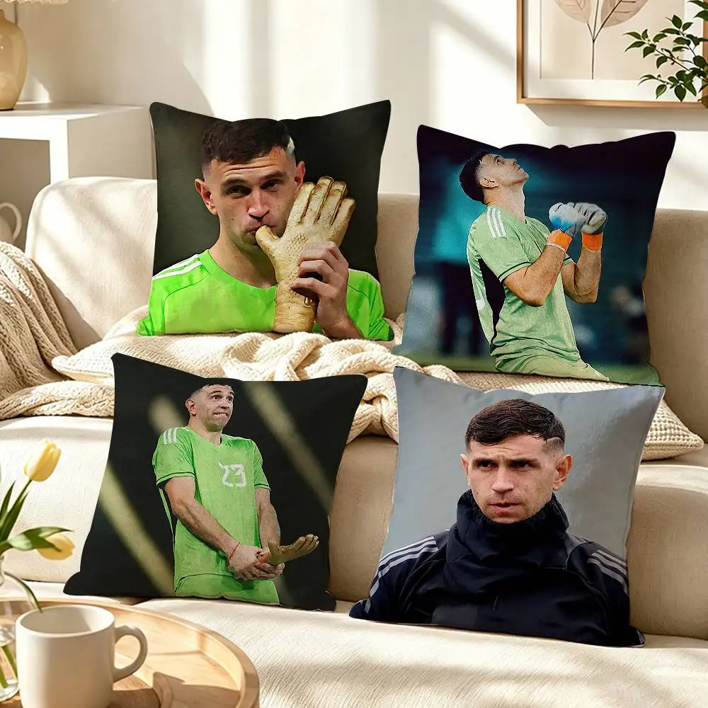 Goalkeeper E-Emiliano Martinez  Pillow Case Pattern Printed Pillowcase For Living Room Sofa Cushion Cover