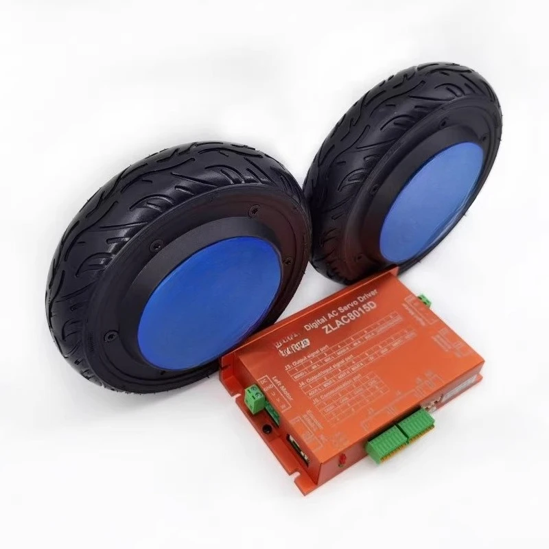 6.5 Inch Dual Hub Servo Drive Motor Kit for -ype Service Robot-CAN Communication Industrial Grade System,1 Drive 2 Motor Control