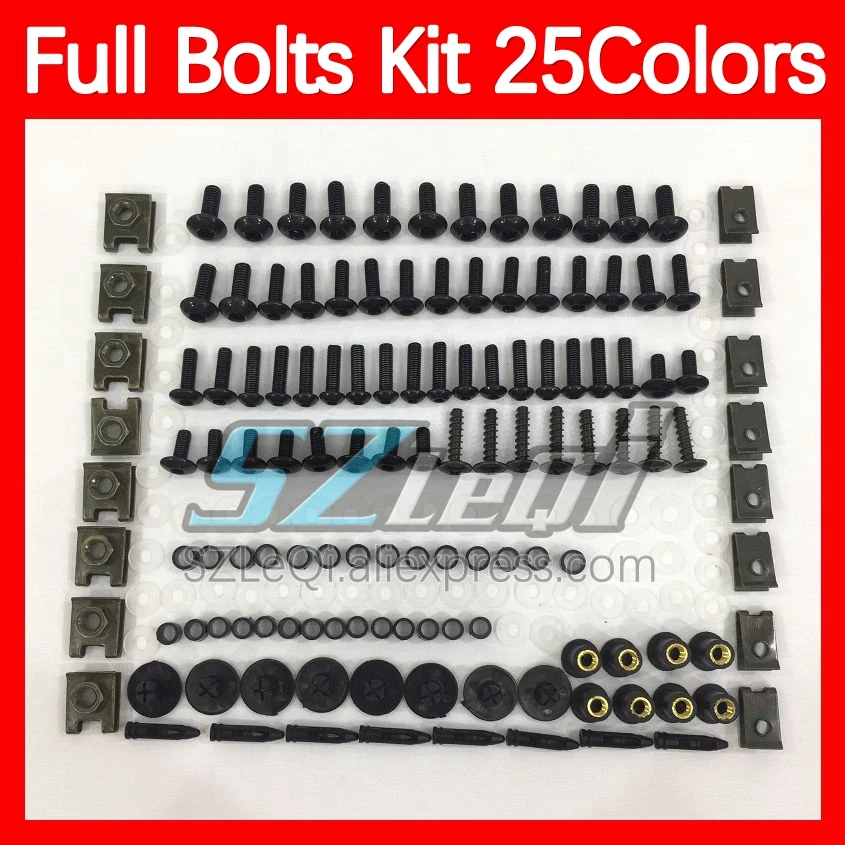 Fairing Bolts Full Screw Kit For YAMAHA TZR-250 3MA TZR250 TZR 250 88 89 90 91 1988 1989 1990 1991 Body Bolt Screws Nuts 268ps