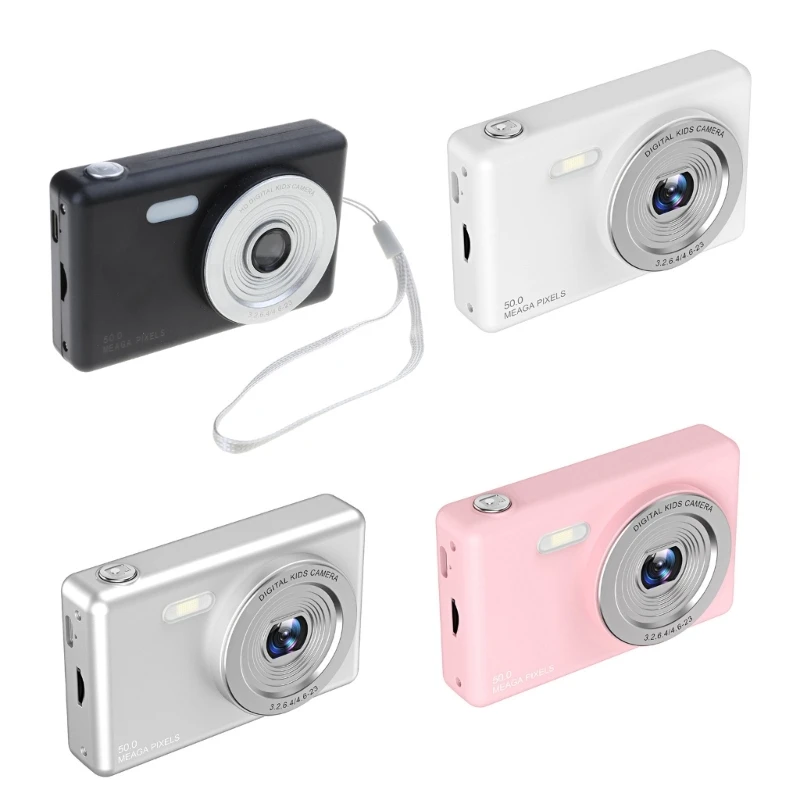 Digital Camera Portable Camera 4K Kids Camera for Teens 8X Anti Shake Point Camera Support OTG Transmission