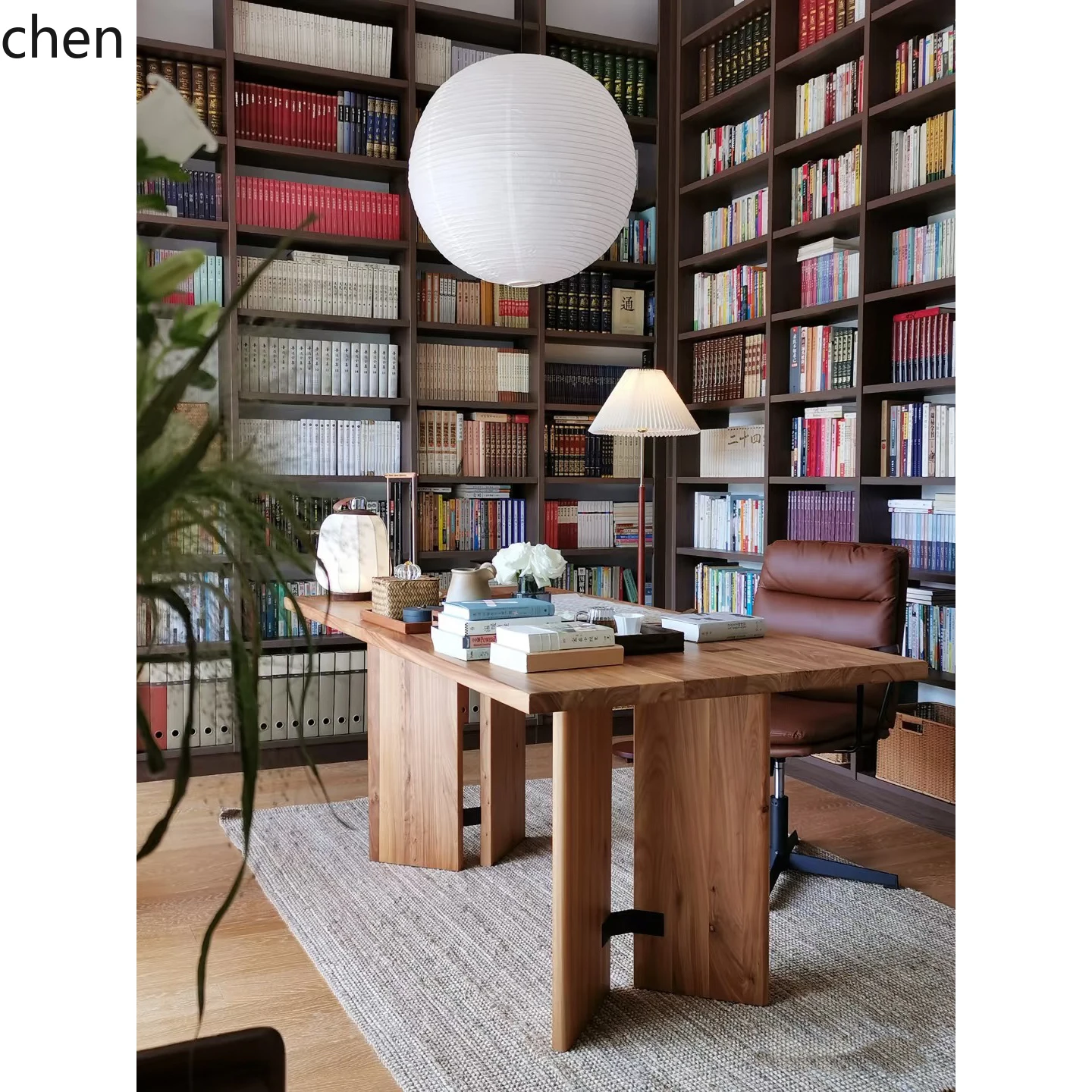 DSAsolid wood desk living room dining table work table old elm office length and width solid wood