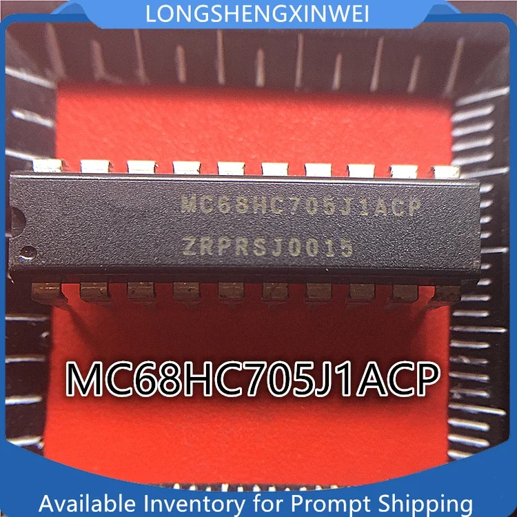 1PCS New MC68HC705J1ACP MC68HC705 Original Encapsulated DIP-20 8 Bit Microcontroller IC Chip