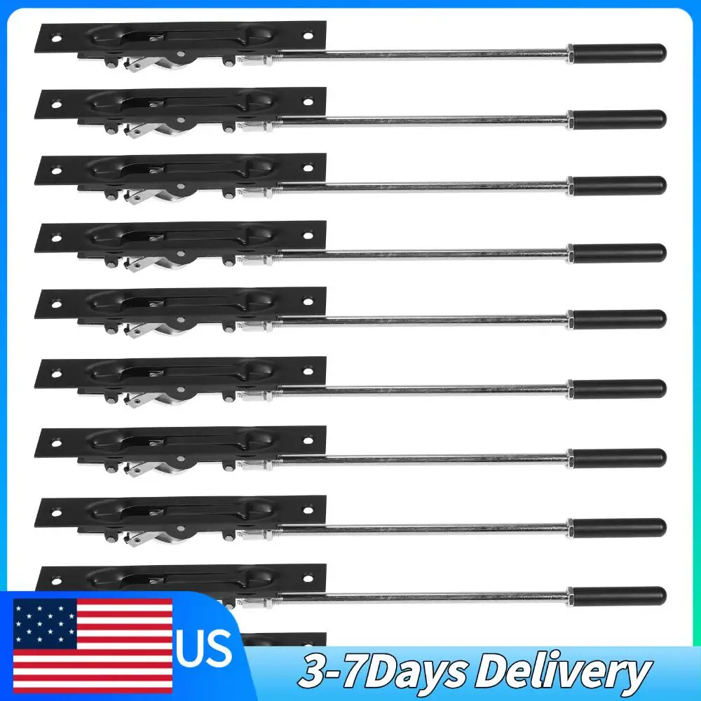 

10Pcs Lever-Type Extend Bolt Lock with Rod Emergency Door Escape Door Lock for Composite Doors/Wood Doors/Double Doors