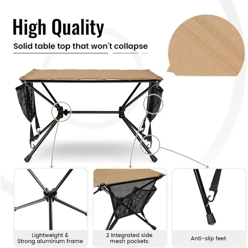 

Portable Foldable Travel Nightstands Desk Suitable for Hiking Backpacking Trip JOME