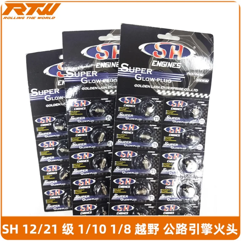RC Parts SH 12-18-21-28-36 Series Engine Spark Plugs for 1/8 Engine 1/10 RC Car Truck Highway Engines Spark Plugs