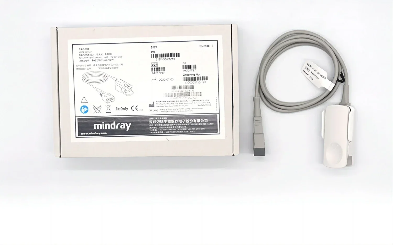 Original MINDRAY 512F 7 agujas Sensor Spo2 tipo C Auts Sensor Spo2 Sensor Spo2 Dixtal