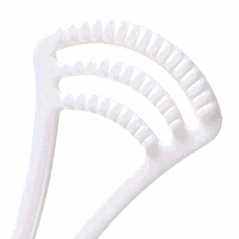 فرشاة اللسان البلاستيكية مكشطة اللسان للبالغين منظف اللسان فرشاة تنظيف الفم العناية بالفم للحفاظ على التنفس المنعش #6