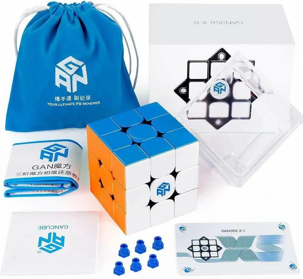 

[JudyCube] GAN 356 XS 3x3 Магнитный магический скоростной куб Профессиональный GAN 356 X v2 Легкая игрушка без наклеек для любителей головоломок
