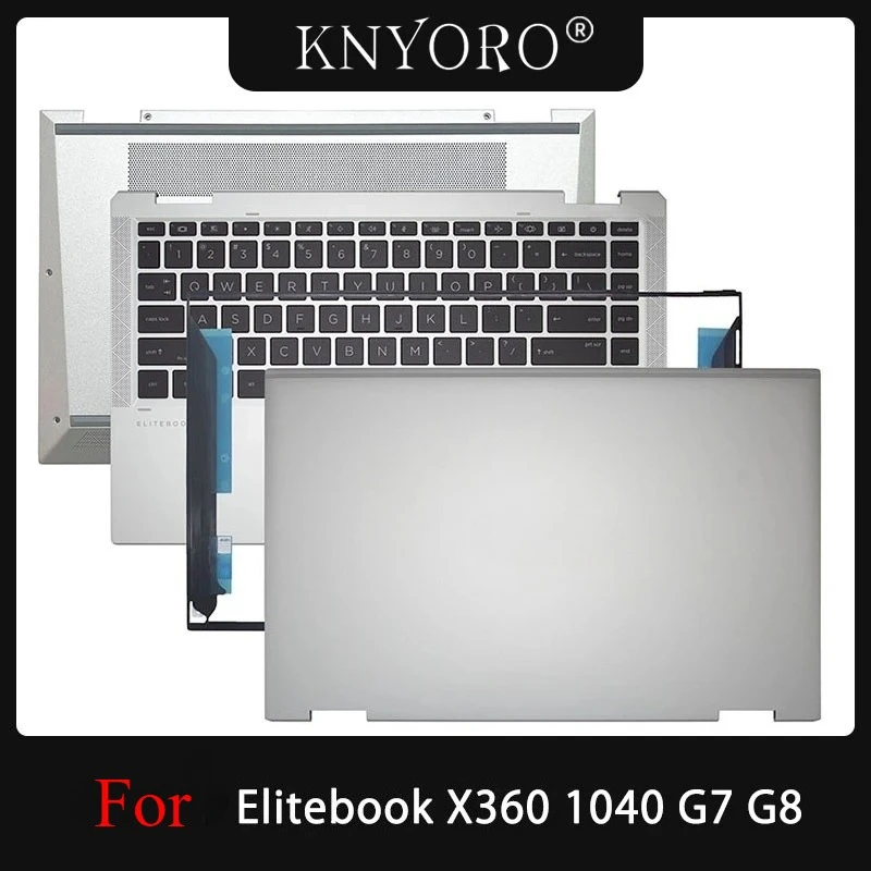 Original Neue Für Elitebook X360 1040 G7 G8 Laptop LCD Back Cover Front Lünette Palmrest Obere Tastatur Abdeckung Bottom Basis fall