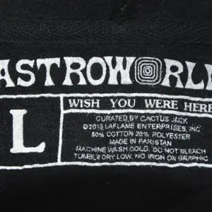 Männer- und weibliche Astroworld-Moletons mit Regenbogensticker Brief, Hip-Hop-Sweatshirt, lässiger Pulrover, Cactus Jack, ich wollte, dass Sie hier sind 10 Hauptverkäufe Sweatshirt Astroworld - №1