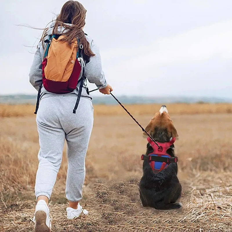 Dog Vest Harnesses No Pull Pet Working Vest Adjustable Pet Chest Vest Reflective Dog Service Vest Breathable For Medium