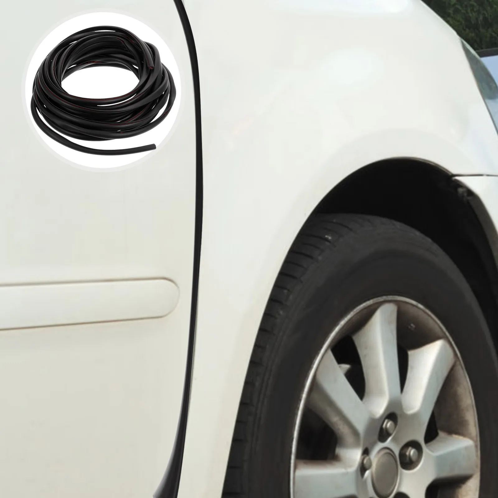 

Invisible Car Door Guard Strip 1 Roll Auto Edges Protector Durable Rubber Trim Molding Door Seal For Vehicle Motorcycle Parts