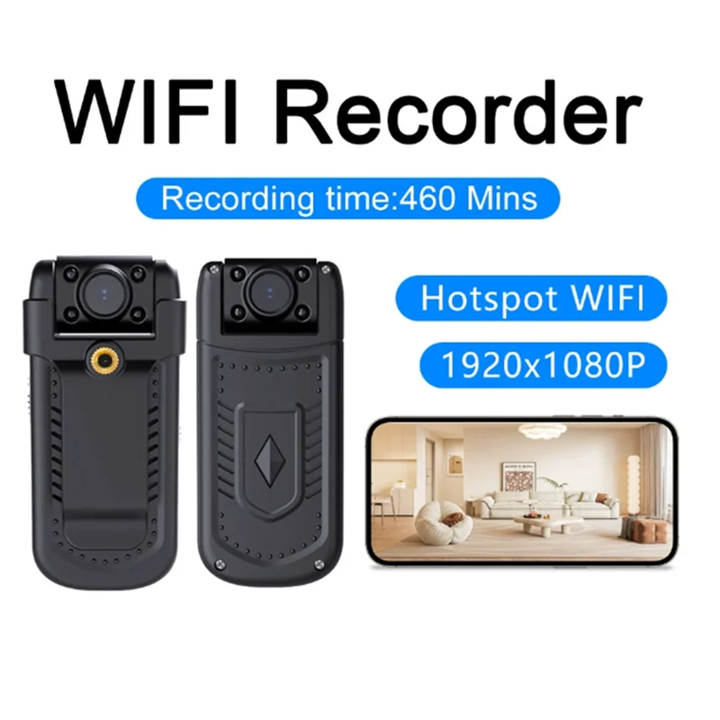 B18B MD36 واي فاي كاميرا صغيرة محمولة مسجل فيديو رقمي واي فاي كاميرا كاميرا فيديو DV صغيرة #4