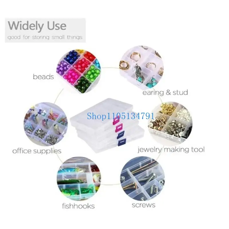 98km Sturdy Bead Storage Set with Individual Sections for Hobbyists and Professional