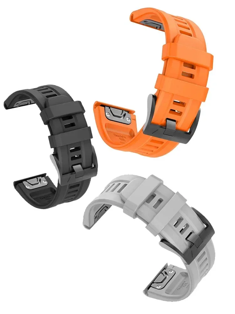 QuickFit Silicone Watch Strap For Garmin Instinct 2X 3 E Watchband 26mm 22mm For Garmin Fenix 6X 6 Pro 5X 5 Plus 7X 7 Bracelet