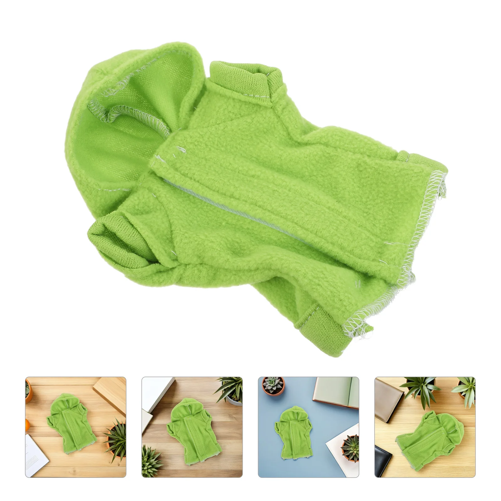 

Bearded Dragon Hoodie Soft Cotton Lightweight Reptile Costume Daily Wear Funny Lizard Clothes Pet Dragon Apparel Small Animal