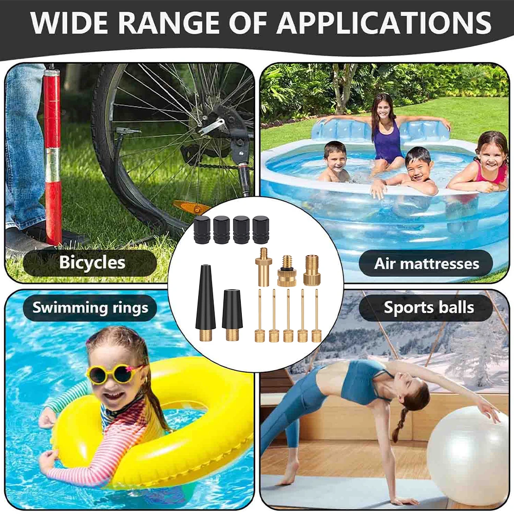 دراجة صمام محول مجموعة سبائك الألومنيوم بريستا شريدر صمام محول مضخة نفخ فوهة عدة مضخة نفخ ملحق #4