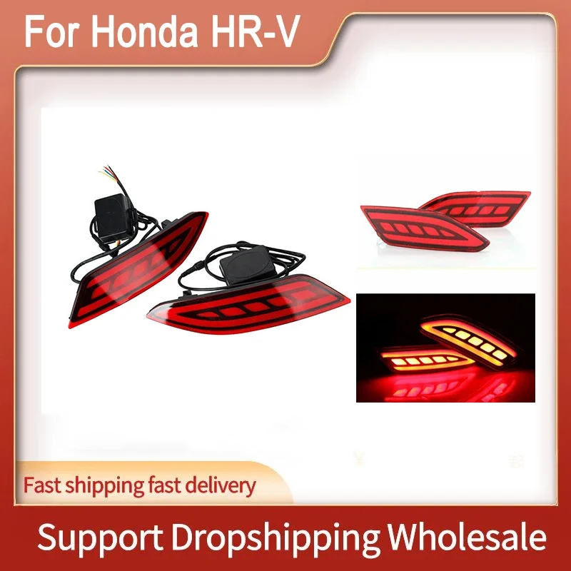

1set For Honda HRV HR-V 2014-2018 LED DRL Reflector LED Rear Fog Lamp Bumper Lights Brake Light Turning Signal