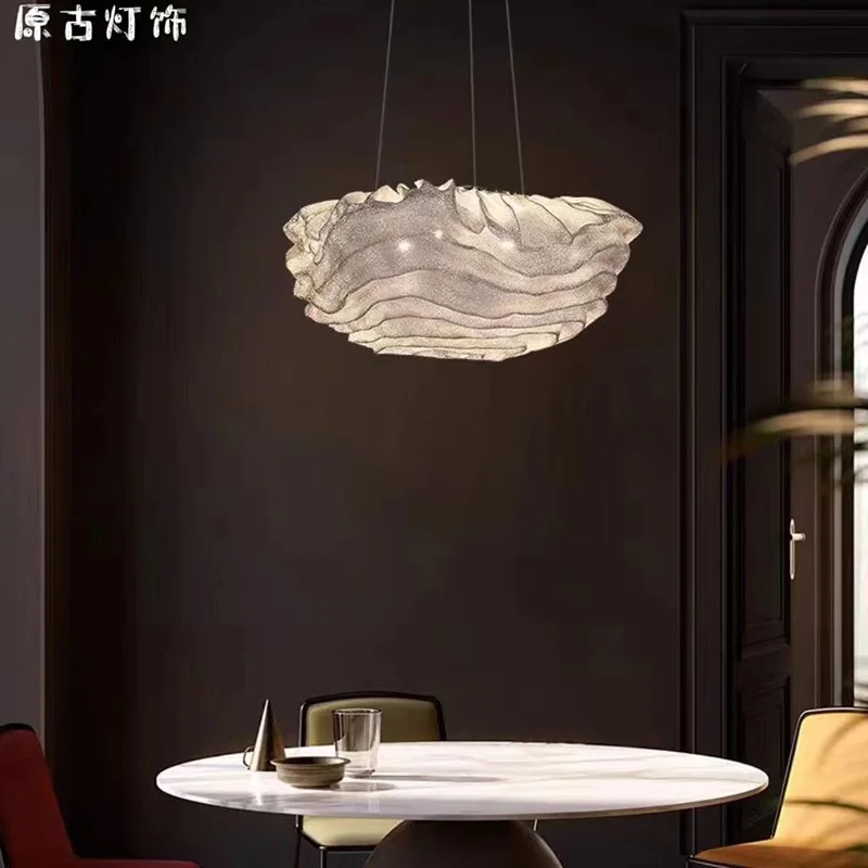 

Cloud inspired medieval chandelier art, personalized restaurant, light luxury modern cream style homestay bedroom chandelier