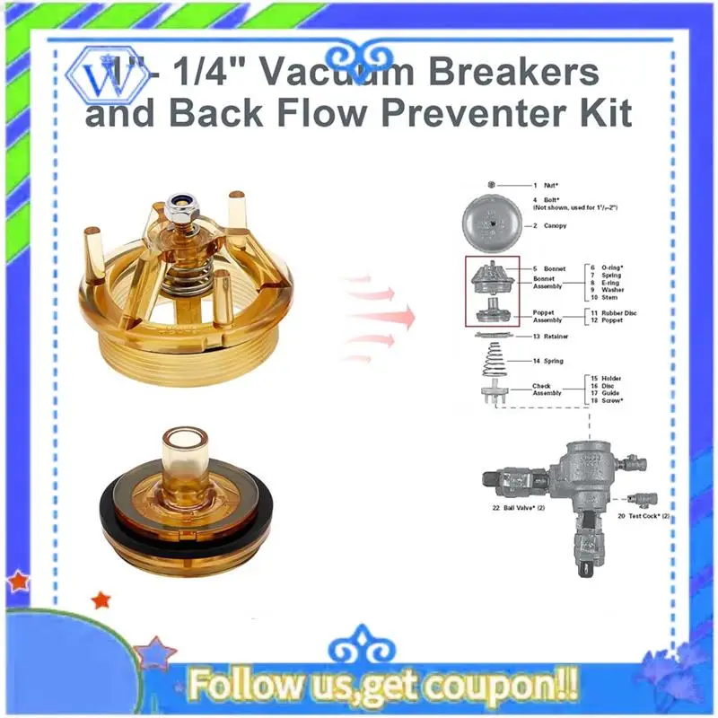 

Ремкомплект M46K-Bonnet и Poppet для Febco 765-1 PVB и для Febco FVB, предотвращающий обратный поток