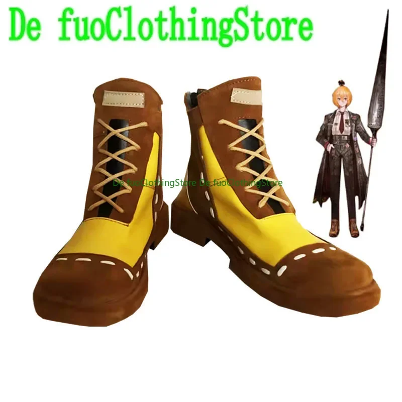 Don Quixote Cosplay Schoenen Cosplay Game Limbus Company Prop Halloween Carnaval Mannen Vrouwen Laarzen PU Rollenspel Kostuums Accessoires