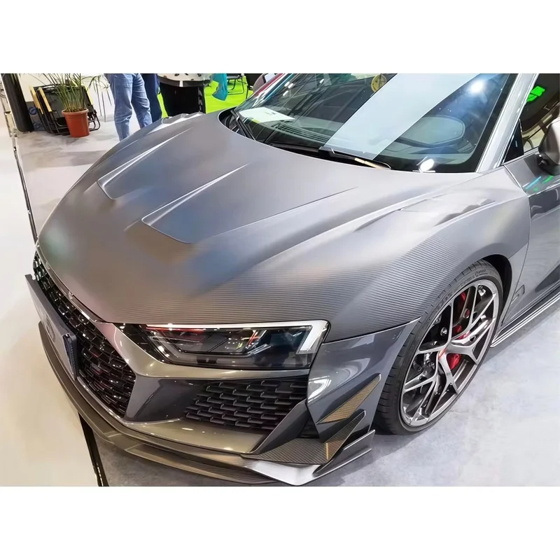 Carbon Fiber Front Bonnet Streamlined Sport Profile Vehicle Exterior Upgrade Tuning Body Kit Fit 2016-2023