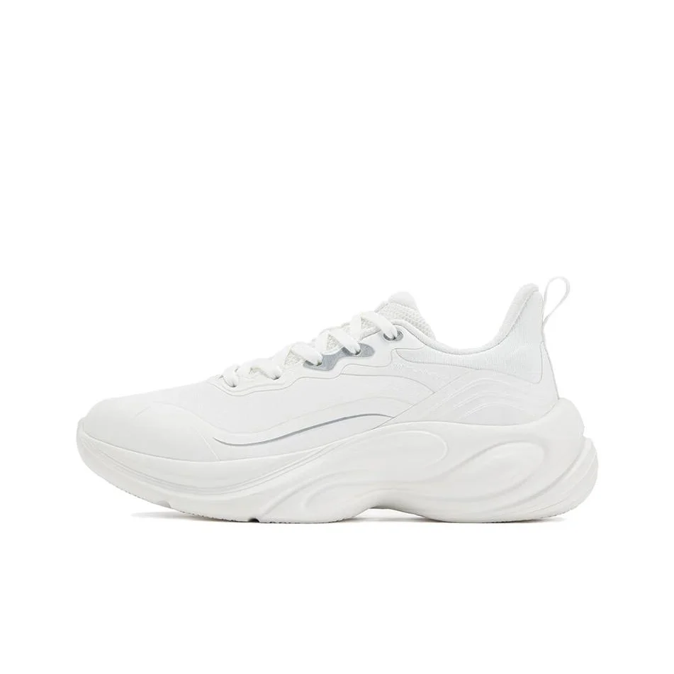 361 Spiritual Fox 2.0 Cushioning Breathable Height Increasing Low top Training Casual Running Shoes Women's White 682532244-1