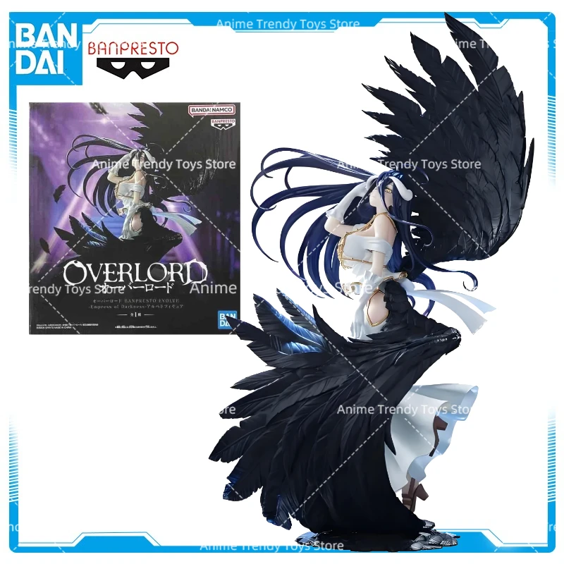 Em estoque banpresto overlord evolve imperatriz das trevas albedo anime figuras modelo de ação coletar brinquedos presentes wy