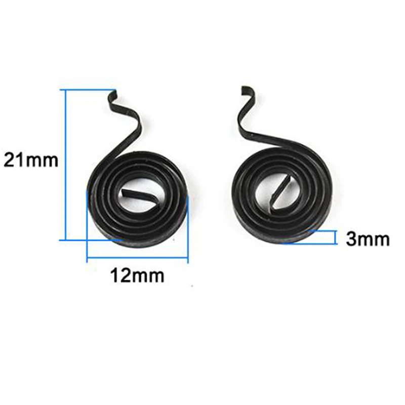 New 1pair Black Angle Grinder Coil Spring Carbon Brush Holder Spring For Gws 6-100