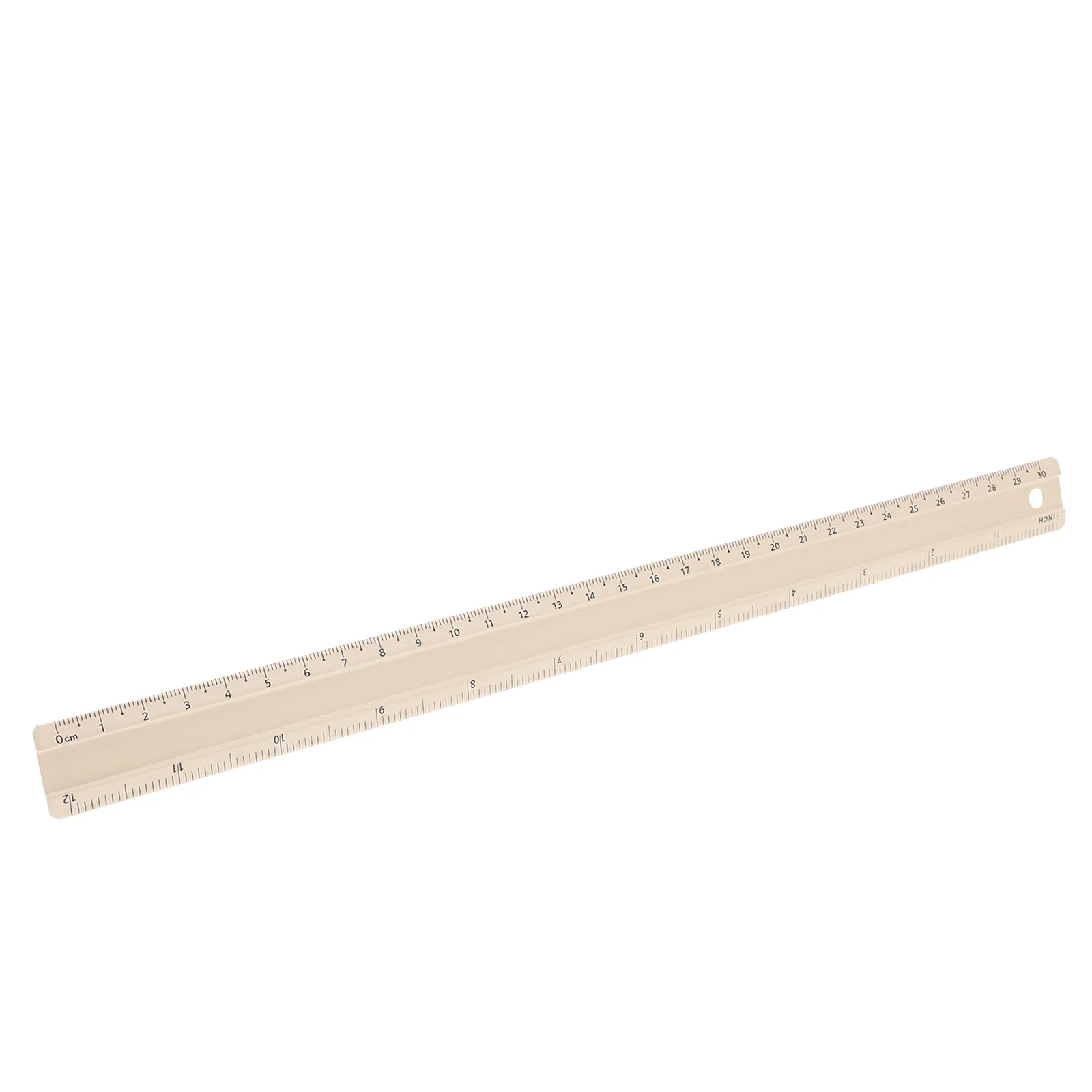 Aluminum Alloy Straight Ruler 30cm Multi-Functional Measuring Tool Clear Markings Easy to Carry and Use Student Essential