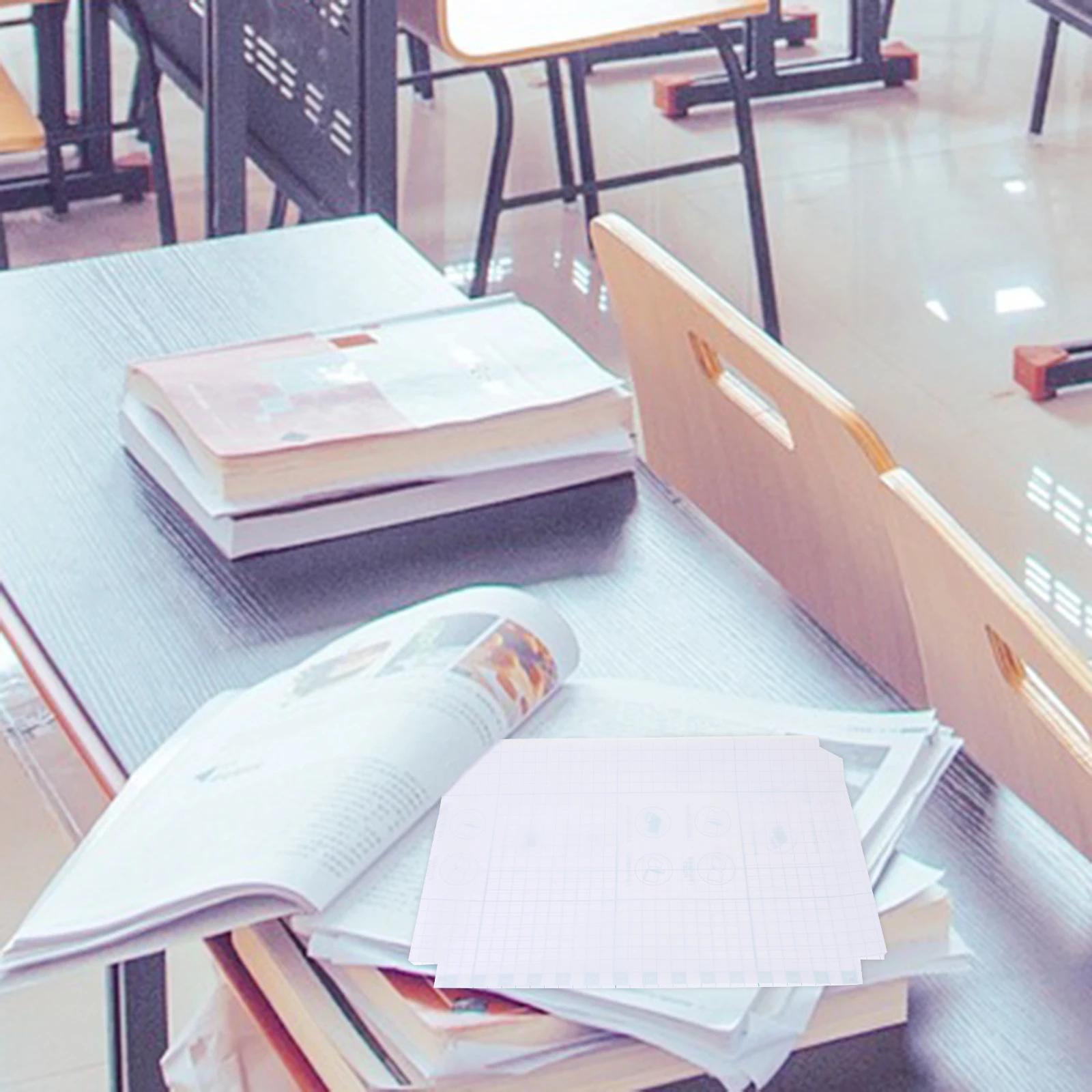 30pcs Waterproof Book For Students Plastic Textbook Film Clear Protector Adjustable Book Sleeve Dustproof School