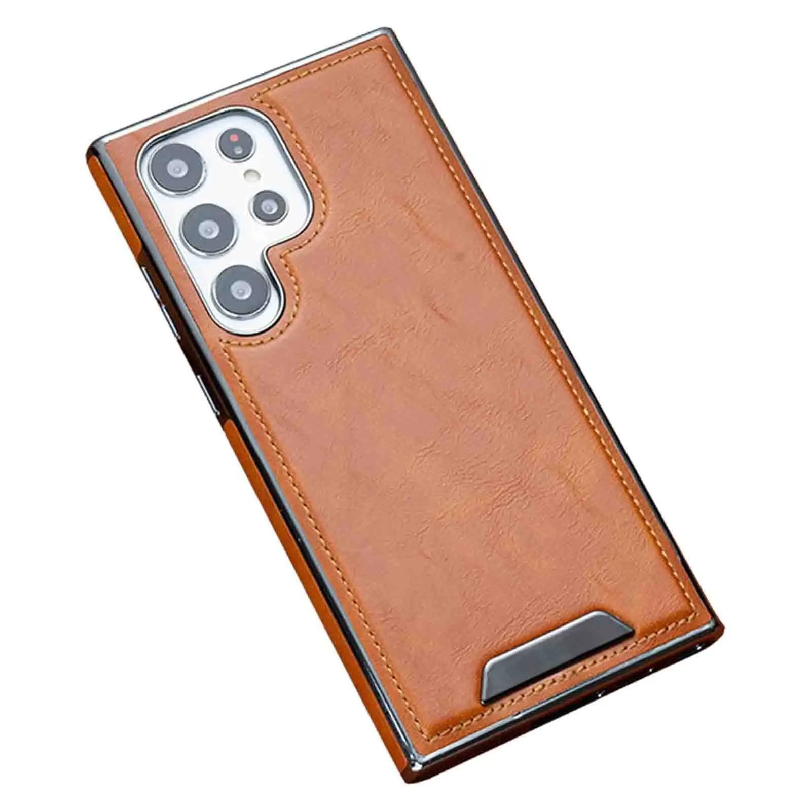 

Ultra Thin Genuine Leather Case for Samsung Galaxy S25 Ultra/S25 Plus/S25 - Magnetic Shockproof Retro Cover