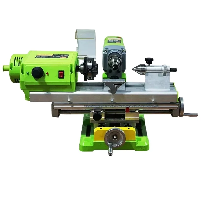 Small DIY Woodworking Lathe Bench Drill Buddha Bead Drilling Machine Multi-function Metal Precise Hand String Processing Machine