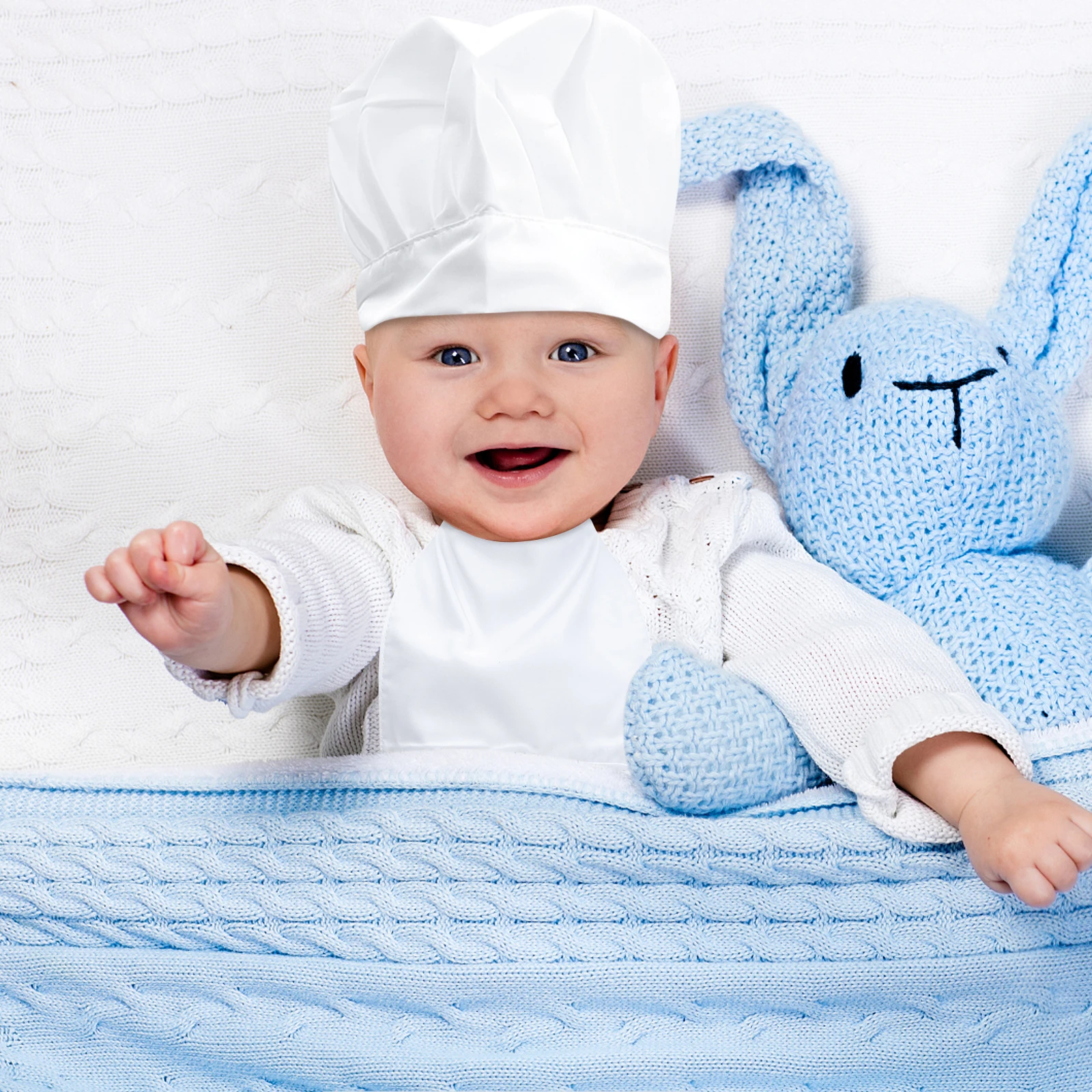 

Chef Suit Toddler Baker Costume Super Soft Baby Photoshoot Newborn Boy Outfits Kids Costumes Photo Props Breathable Premium
