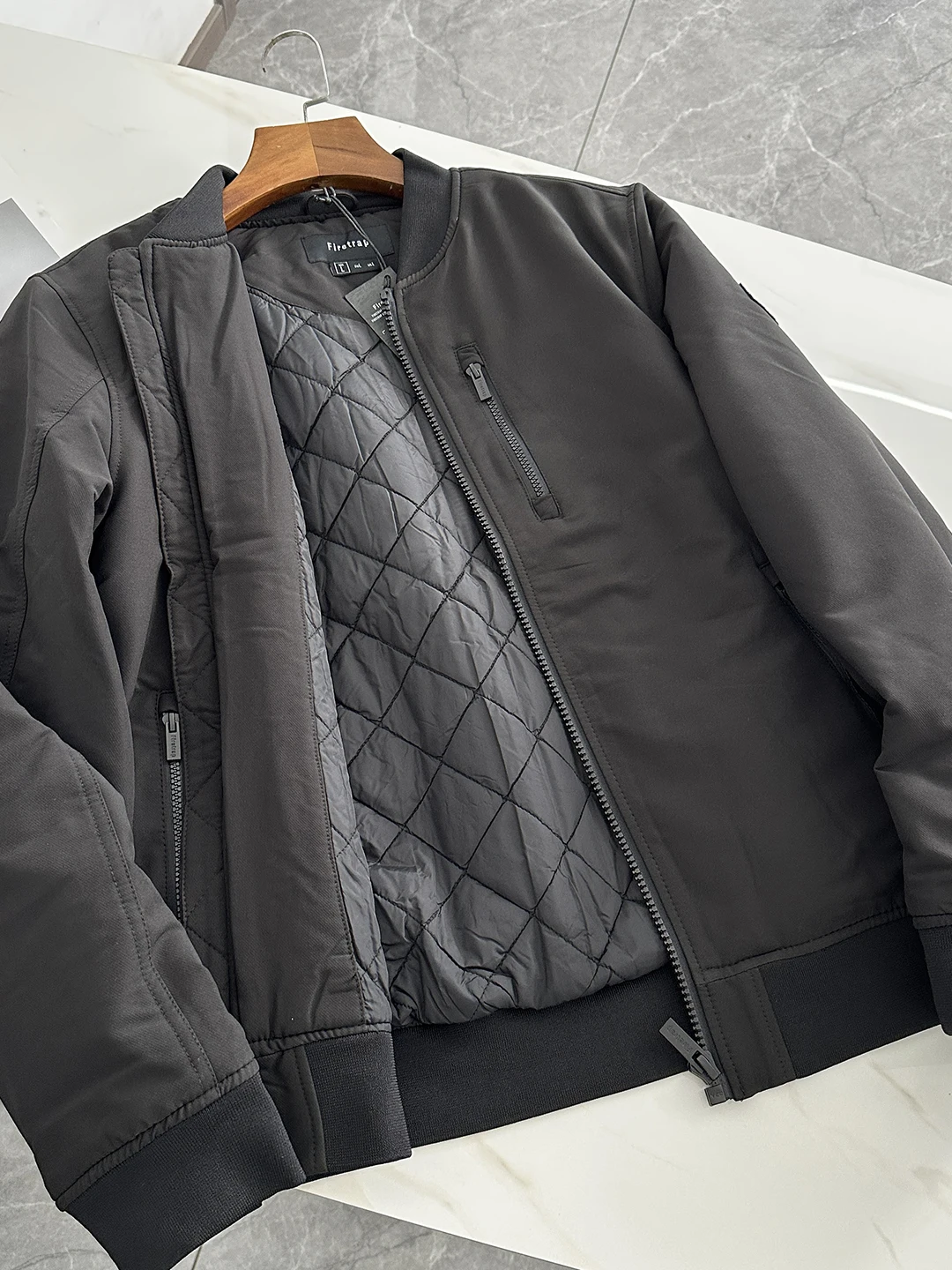 

Мужская зимняя куртка с бейсбольным воротником, ветрозащитная, водонепроницаемая, дышащая, из хлопка MA, модная городская стильная повседневная куртка с длинными рукавами