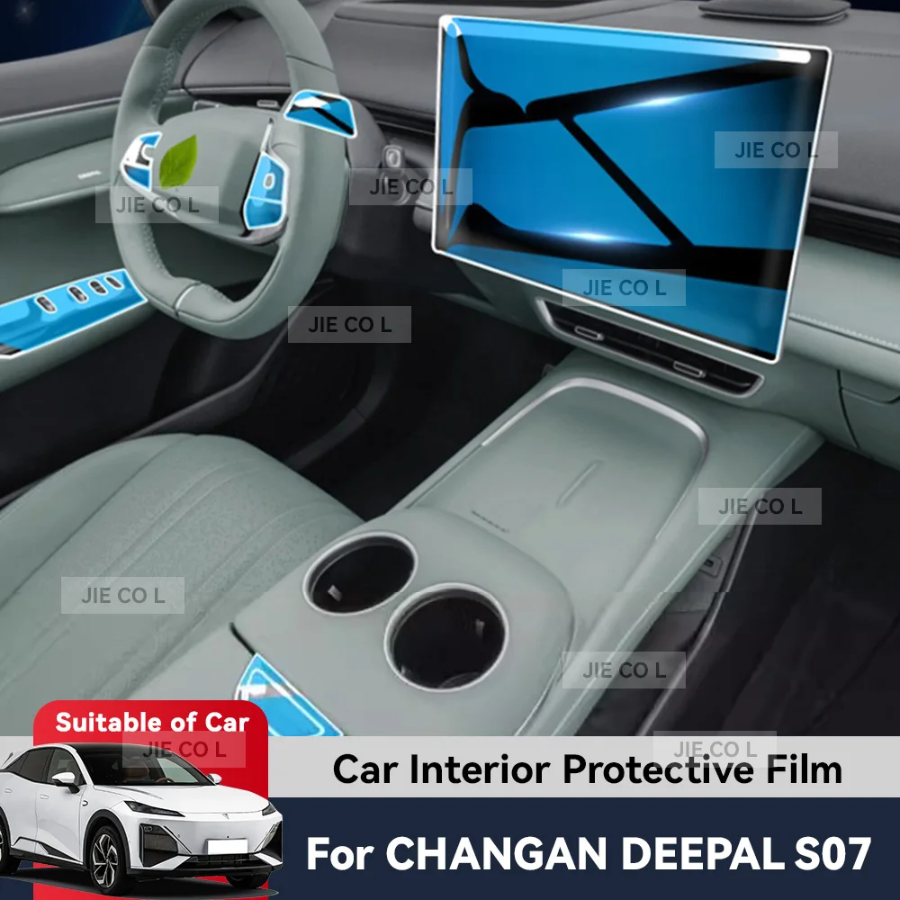 Auto Central Control Screen TPU Navigation Anti Scratch interior Protection Film GPS Navigation For CHANGAN DEEPAL S07 2024 2025